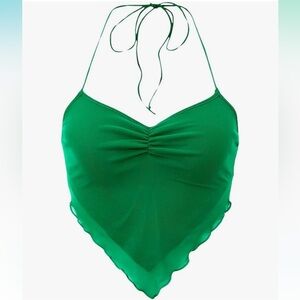 Floerns Green Halter Top size small. NWOT!